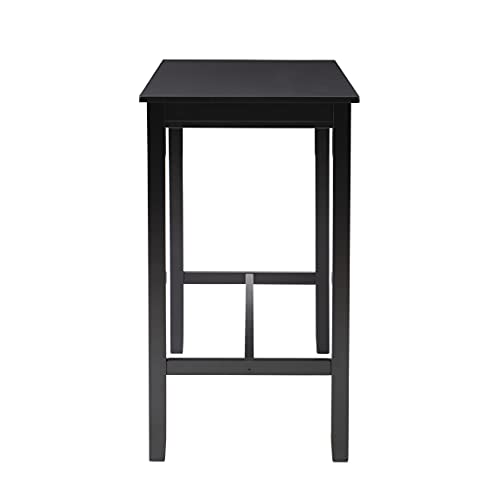Linon 42 inch Bar Height Pub Claridge Table, Black - color: Black, size: Bar Height