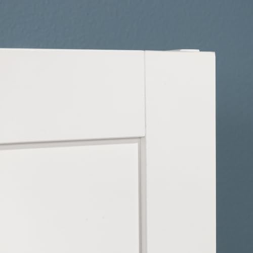 Sauder Miscellaneous Tall Storage Cabinet, Kitchen Pantry, Single Door with Adjustable Shelves, White Finish - color: White