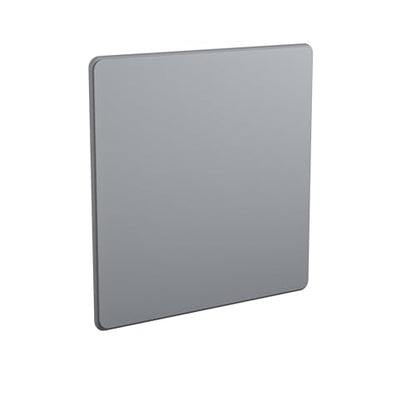 COSCO 34" Square Vinyl Tabletop Folding Table, Gray - color: Grey