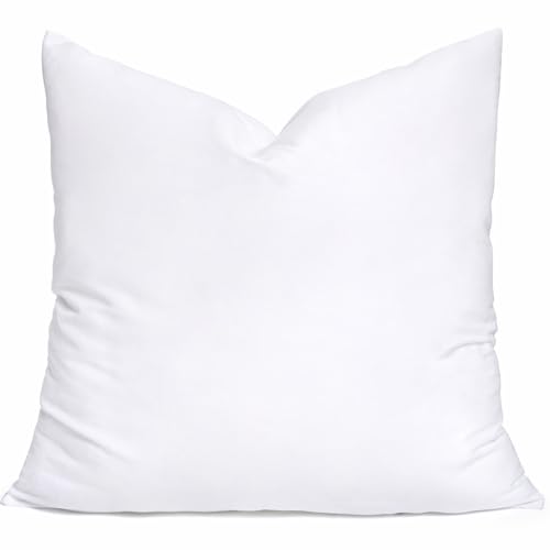 MIULEE 15x15 Inch Throw Pillow Insert for Couch Sofa Bed | Premium Virgin Filling, Soft Brushed Fabric, Decorative Pillow, Lumbar Back and Neck Support - size: 15x15 Inch