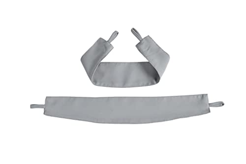 Room Darkening Grommet Thermal Insulated Blackout Window Curtains Panels for Gilrs Room Window 1 Pair 52x63 Inch Silver, Bonus 2 Tie Backs Included - color: Silver, size: 52"W x 63"L (Pack of 2)
