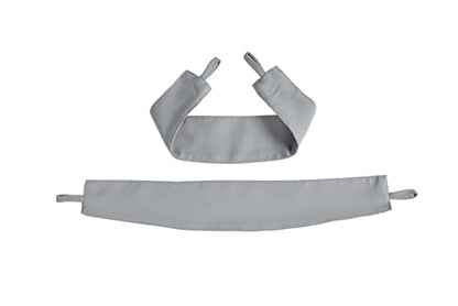 Room Darkening Soild Grommet Blackout Curtains for Kids Bedroom Window Curtains Set of 2 52x84 Inch Silver, Bonus 2 Tie Backs Included - color: Silver, size: 52"W x 84"L (Pack of 2)