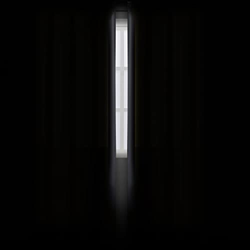 Black Blackout Curtains/42 x 54 Inch/Set of 2 Panels Room Darkening Curtains for Bedroom - color: Black, size: 42"W x 54"L (Pack of 2)