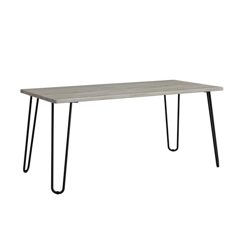 Lavish Home Coffee Table with Hairpin Legs, Gray, 41.25” x 19.5” x 17.75” | Modern Industrial Style Living Room Furniture, Woodgrain-Look and Steel Accent Center Table - color: Gray Woodgrain
