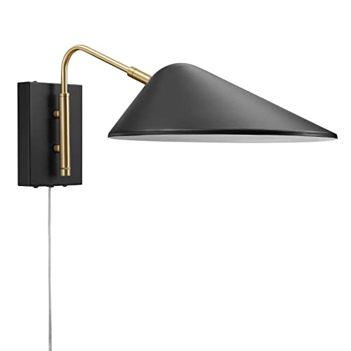 Journey 7" Swing Arm Wall Sconce - color: Black, size: 7" Swing Arm