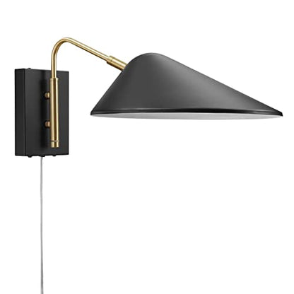 Journey 7" Swing Arm Wall Sconce - color: Black, size: 7" Swing Arm
