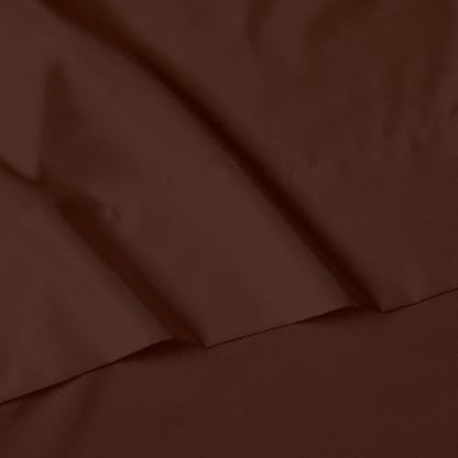 Elegant Comfort Luxury Soft 1500 Thread Count Egyptian Quality 3-Piece Sheet Wrinkle and Fade Resistant Bedding Set, Deep Pocket up to 16inch Twin/Twin XL Chocolate Brown - color: Chocolate Brown, size: Twin/Twin XL