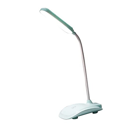 BestAlice LED Desk Lamp, Dimmable Desk Light Reading Lamp with USB Charging Port, Foldable LED Table Lamp Touch Control 3 Level Color Eye Caring Study Office Lamp for Bedroom(Cyan)