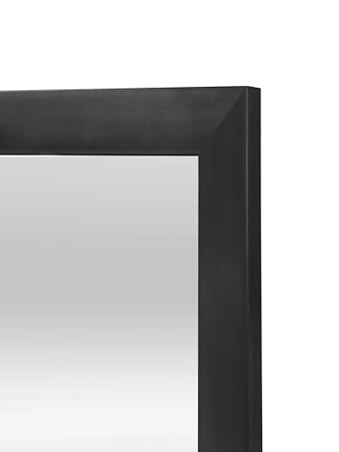 13x49 Over Door Mirrors, Hanging Mirror Over Doors,Back of Door Mirror Full Length,Full Body Mirrors for Wall(Black)