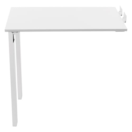 29.5" x15.7" Wall Mounted Folding Table, Flip-up Table Dining Table with Support Legs, 29.1 Inch Tall Fold Down Desk for Small Spaces