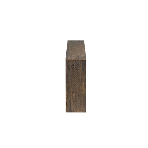 Plank+Beam Camden Console Table, 56 Inch, Rustic Barnwood Brown | Low-VOC Finish, Rustic Finish, Solid Wood - color: Rustic Barnwood, size: 56 Inch without Shelf