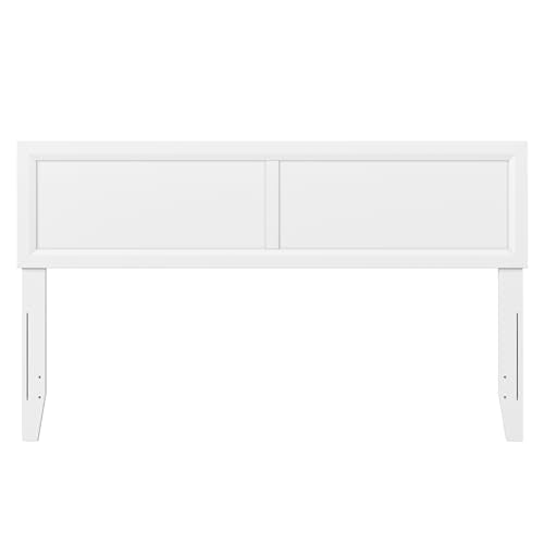 AFI, Sophia Adjustable Modern Queen Wood Headboard, White - color: White, size: Queen (U.S. Standard)