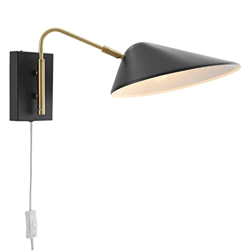 Journey 7" Swing Arm Wall Sconce - color: Black, size: 7" Swing Arm