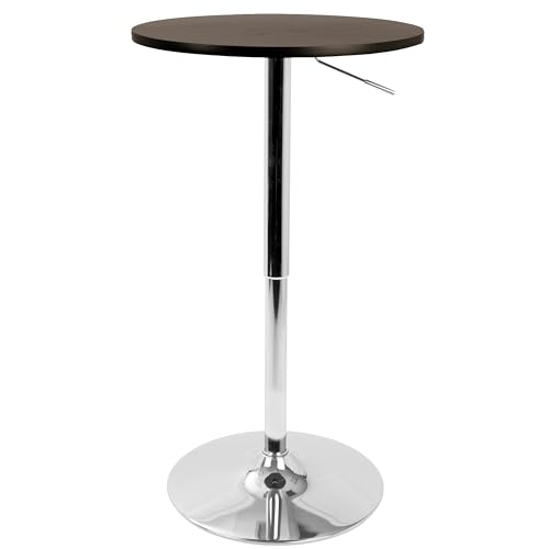 LumiSource Mason Swivel Adjustable Counter Height Dining 3 Piece Set, Pub Table and Stools, High Top Table Set for 2, Counter Table and Chairs Set of 2, Kitchen & Dining Room Sets (Grey) - color: Grey