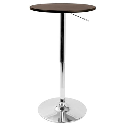 LumiSource Mason Swivel Adjustable Counter Height Dining 3 Piece Set, Pub Table and Stools, High Top Table Set for 2, Counter Table and Chairs Set of 2, Kitchen & Dining Room Sets (White) - color: White