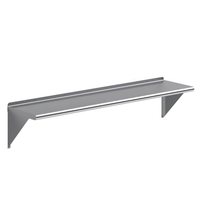 AmGood 60" Long X 14" Deep Stainless Steel Wall Shelf | NSF Certified | Appliance & Equipment Metal Shelving | Kitchen, Restaurant, Garage, Laundry, Utility Room - size: 60" Long X 14" Deep