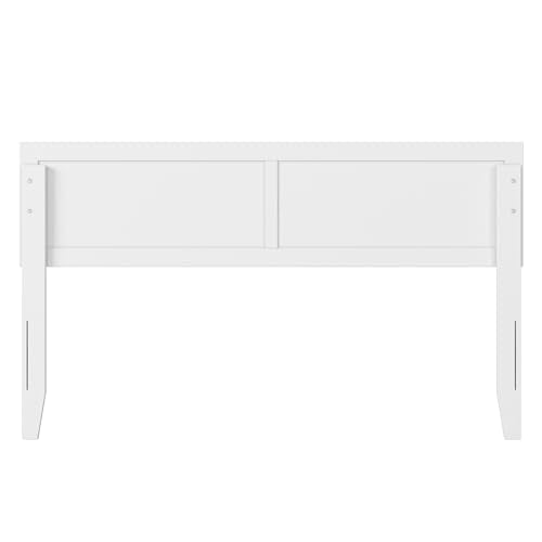 AFI, Sophia Adjustable Modern Queen Wood Headboard, White - color: White, size: Queen (U.S. Standard)