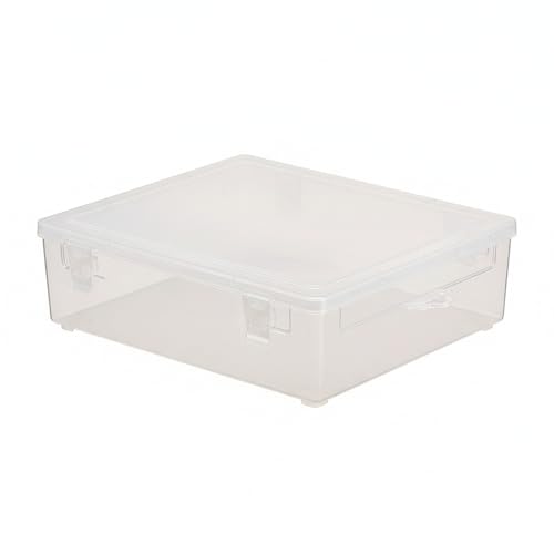Stackable Clear Plastic Storage Bins with Lids, Transparent PP Organizer Boxes for Drawers, Shelves, and Desktops - size: 10.2 x 6.81 x 2.44 in