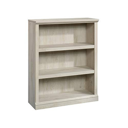 Sauder Miscellaneous Storage 3-Shelf Bookcase/ book shelf, Chalked Chestnut finish - color: Chalked Chestnut Finish
