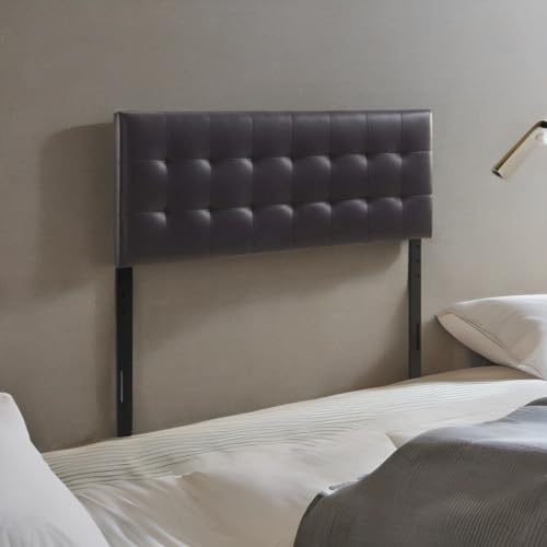 Ergode Lily Full Upholstered Faux Leather Tufted Headboard - Elegant & Durable