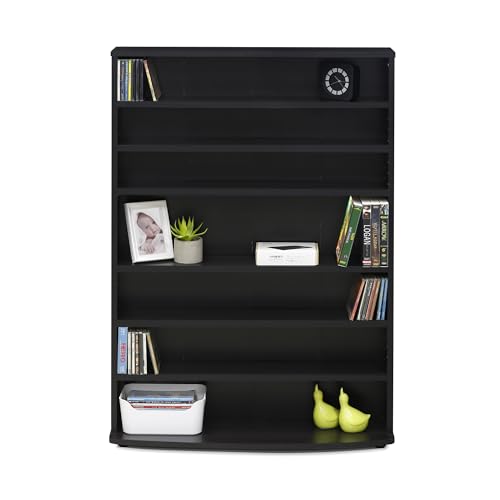 FURINNO JAYA 6-Tier Multimedia Storage Tower, Espresso - color: Espresso, size: 6-Shelf