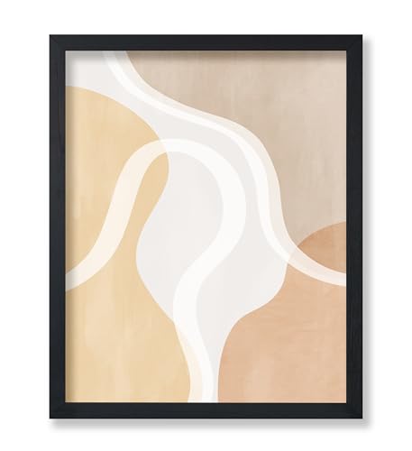 Poster Master Abstract Shapes Poster - Pastel Colors Shapes Print - Mid Century Modern & Aesthetic Art - Chic Boho & Minimal Art - Living Room or Bedroom Wall Decor - 8x10 UNFRAMED - color: Style-03, size: 8"L x 10"W