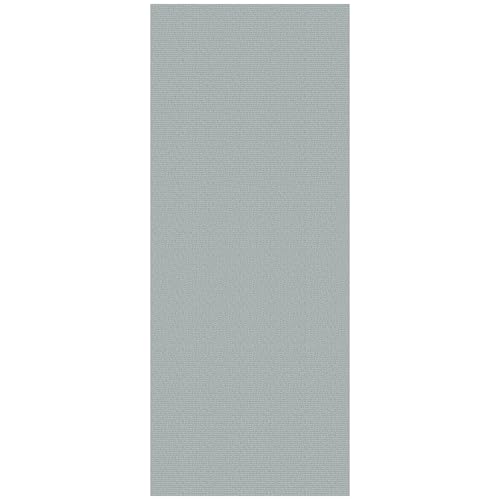 Washable Runner Rug, Non Slip Foyer Runner, 3x8 Ft, Turquoise/Gray | Washable Braided Runner Carpet, Non Slip Rubber Dot Backed, For Hallway, Kitchen, Entryway, Bedroom, Laundry Room, Foyer - color: Turquoise/Gray, size: 3' x 8' (Rectangular)