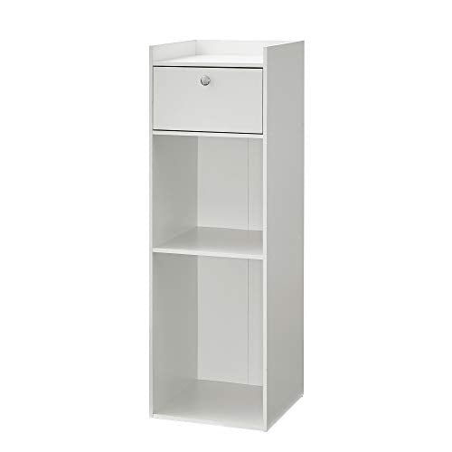 DormCo Yak About It Extra Tall Bookcase Table - White
