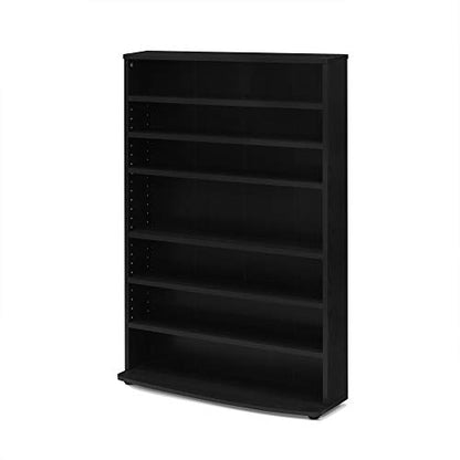 FURINNO JAYA 6-Tier Multimedia Storage Tower, Espresso - color: Espresso, size: 6-Shelf