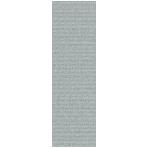Washable Runner Rug, Non Slip Kitchen Rug, 2x7 Ft, Turquoise/Gray | Washable Braided Runner Carpet, Non Slip Rubber Dot Backed, For Hallway, Kitchen, Entryway, Bedroom, Laundry Room, Foyer - color: Turquoise/Gray, size: 2' x 7' (Rectangular)