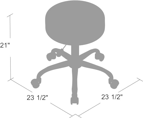 Boss Office Products Be Well Medical Spa Stool in Beige, 250 (B240-BG) - color: Beige, style: No Back Cushion