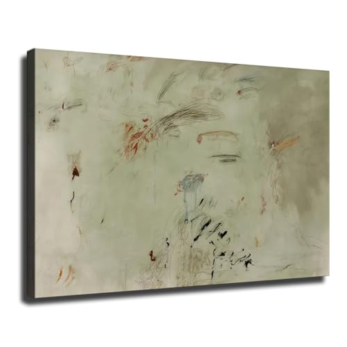Large Sage Green Abstract Art Print Modern Pastoral Style Wall Decor, Modern Wall Art, Framed Wall Art. (Framed,12×18 inch) - size: 12×18 inch