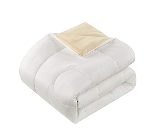 Idea Nuova "Casa 7-Piece Solid Reversible Comforter Set with Bonus Sheets, White, Queen, 86"x86" - color: White, size: Queen