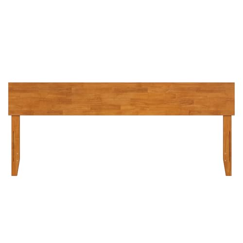 AFI, Orlando King Adjustable Modern Wood Panel Headboard, Light Toffee - color: Light Toffee, size: King (U.S. Standard)