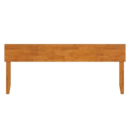 AFI, Orlando King Adjustable Modern Wood Panel Headboard, Light Toffee - color: Light Toffee, size: King (U.S. Standard)