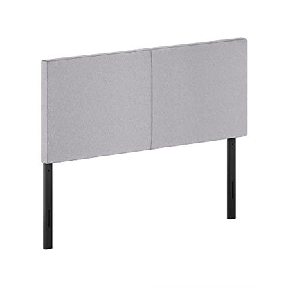 Furinno Roanne Upholstered Headboard, Full, Glacier - color: Glacier, style: Full-Plain