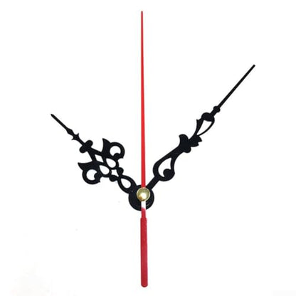 Quartz Clock Movement Kit for Silent Wall Clock Repair and DIY Assembly – Plastic Mechanism with 12.2" Second Hand, 9.2" Minute Hand, 6.5" Hour Hand, 13mm Shaft