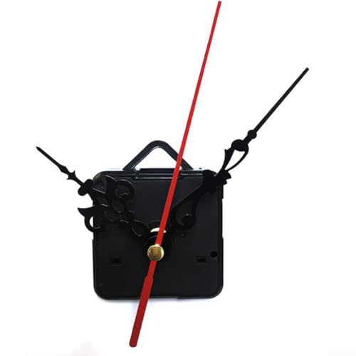 Quartz Clock Movement Kit for Silent Wall Clock Repair and DIY Assembly – Plastic Mechanism with 12.2" Second Hand, 9.2" Minute Hand, 6.5" Hour Hand, 13mm Shaft