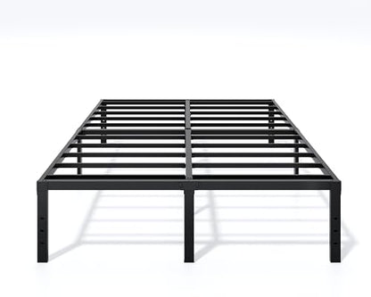 LUMUNANCE Metal Bed Frame King Size - 16 Inch Heavy-Duty King Platform Bed Frame No Box Spring Needed, Easy Assembly, Noise-Free, Sturdy Mattress Foundation, Underbed Storage Space - size: King, style: 16 Inch