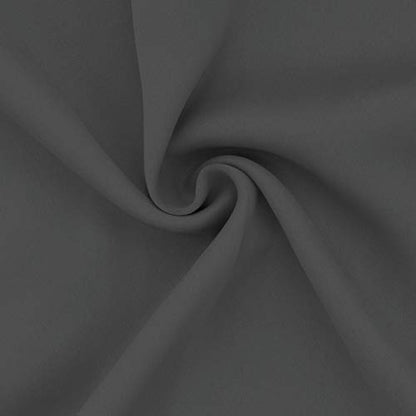 Easy-Going Thermal Grommet Blackout Curtains, 2 Panels 52x63 in, Grey | Washable Grommet Top Window Drapes for Bedroom and Living Room, Noise Reduction, Room Darkening - color: Grey, size: 52"W x 63"L (Pack of 2)