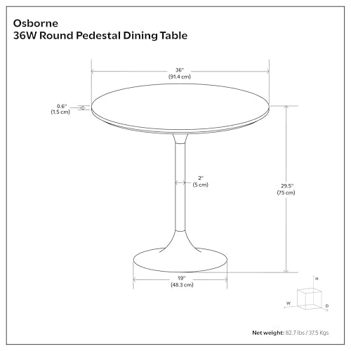 SIMPLIHOME Whitley 72" Wide Solid Mango Wood Dining Table in Grey Wash - color: White Marble/Antique Copper