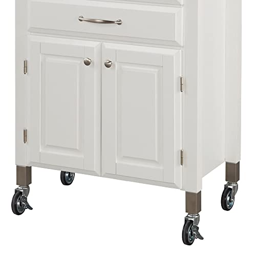 homestyles Dolly Madison Off-White Kitchen Cart - color: Off White