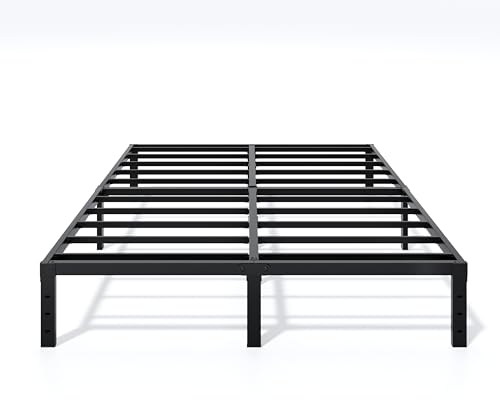 LUMUNANCE Metal Bed Frame King Size - 12 Inch Heavy-Duty King Platform Bed Frame No Box Spring Needed, Easy Assembly, Noise-Free, Sturdy Mattress Foundation, Underbed Storage Space - size: King, style: 12 Inch