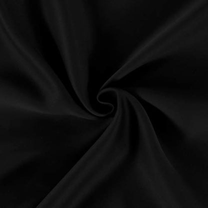 Black Blackout Curtains/42 x 54 Inch/Set of 2 Panels Room Darkening Curtains for Bedroom - color: Black, size: 42"W x 54"L (Pack of 2)