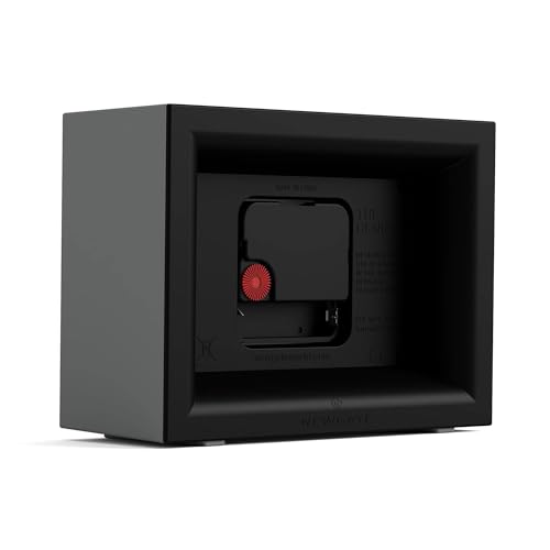 NEWGATE® Henry Desk Clock | Contemporary Rectangular Design | Posh Gray | Easy to Read nunbers | Modern Style for Desk, Table top, Shelf or Bedside - color: Posh Grey