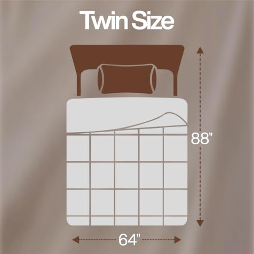 Utopia Bedding Twin Comforter, Duvet Insert, White, 64 x 88 Inches | Soft and Fluffy Down Alternative Bed Comforter, All Season, Breathable, Corner Tabs, Box Stitched, Durable, Machine Washable - color: White, size: Twin