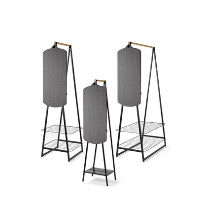 Brabantia - Linn Clothes Rack - Multi-Functional - Space Saver - Adjustable Shelves - Wardrobe Hanging - Drying Rack - Freestanding - Stable - White - Small - color: White, size: Small