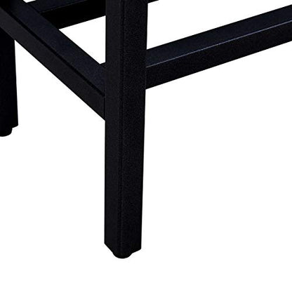 SEI FURNITURE Darrin Narrow console table, Black - color: Black