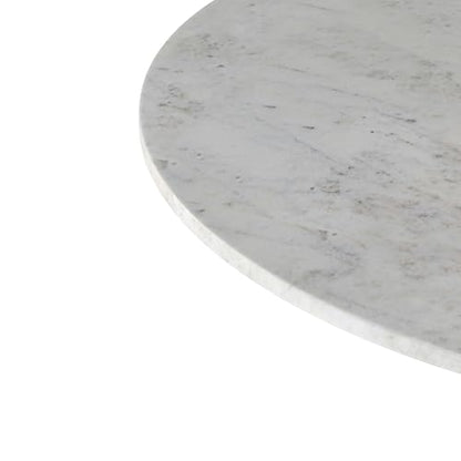 SIMPLIHOME Whitley 72" Wide Solid Mango Wood Dining Table in Grey Wash - color: White Marble/Antique Copper