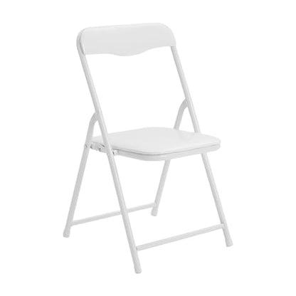 Flash Furniture Mindy Kids 5-Piece Folding Table and Chair Set, White | Daycare and Classroom, Children's Activity Table, Portable - color: White, size: 5 Piece Set